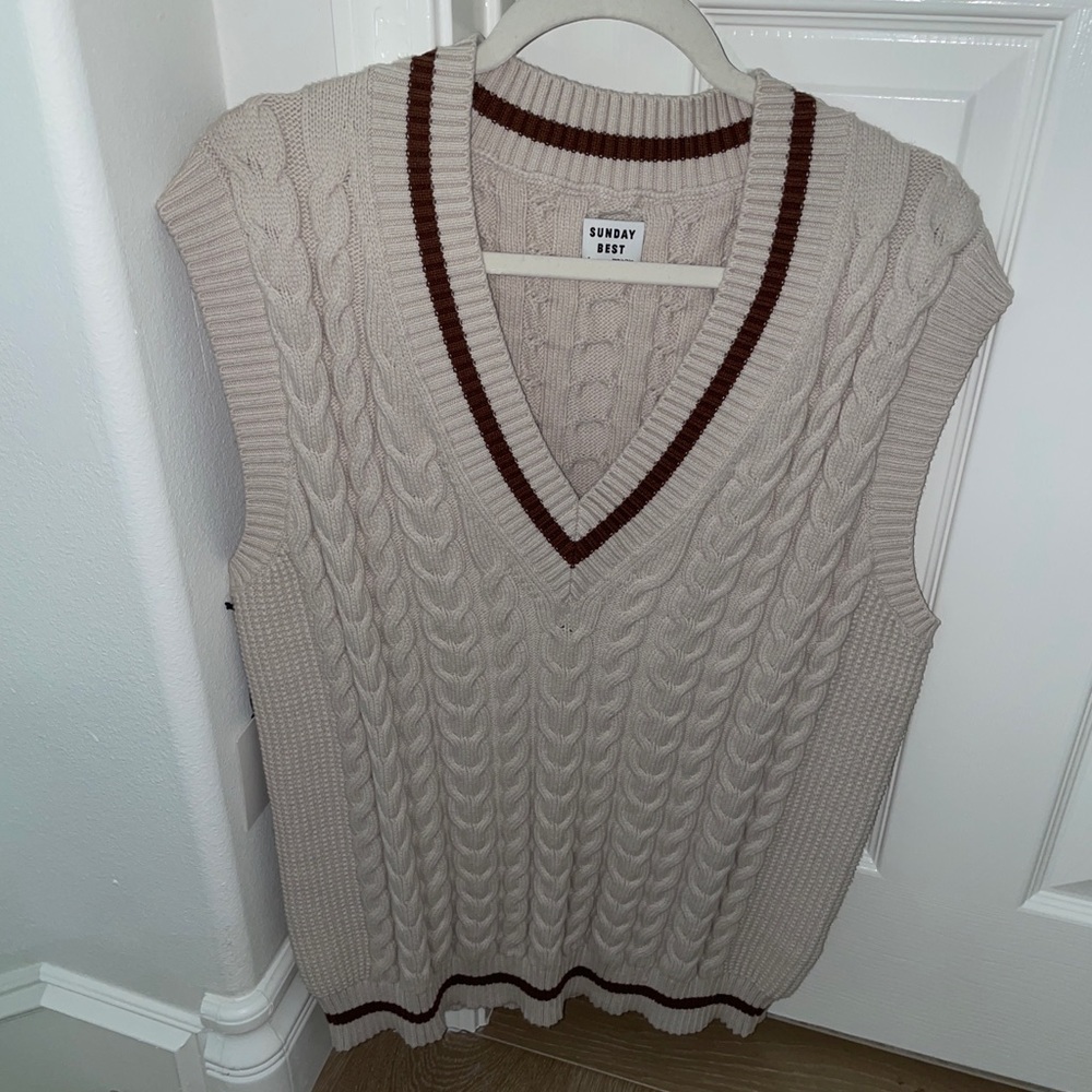 COPY - Brand new Sunday Best Winston Sweater Vest